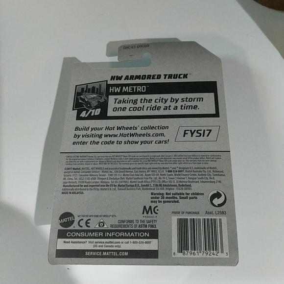 Hot Wheels HW Armored Truck - Picture 2 of 8